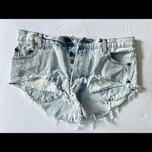 One Teaspoon Jean Shorts